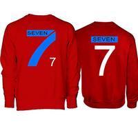 Felpa Girocollo Unisex Mila E Shiro Maglia Pallavolo Seven Fighters Fronte E Retro-Anime & Videogams - L-Rossa