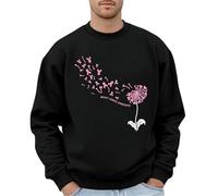 Felpa Girocollo Uomo Felpa Uomo Senza Cappuccio Invernale, Leggera Pullover Lunga Sweatshirt Unisex Girocollo Maglione Uomo Nera Grigio Bianco Felpa Uomo Sportiva Ideale per L'Estate E L'autunno