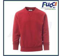 Felpa Girocollo Uomo Felpata in Cotone Raglan Maglia da Lavoro Sport Payper