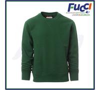 Felpa Girocollo Uomo Felpata in Cotone Raglan Maglia da Lavoro Sport Payper