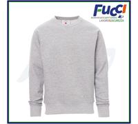 Felpa Girocollo Uomo Felpata in Cotone Raglan Maglia da Lavoro Sport Payper