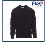 Felpa Girocollo Uomo Felpata in Cotone Raglan Maglia da Lavoro Sport Payper
