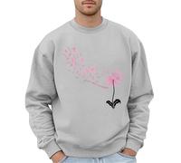 Felpa Girocollo Uomo Felpe Senza Cappuccio da Uomo, Leggera Pullover Lunga Sweatshirt Unisex Girocollo Maglione Uomo Nera Grigio Bianco Felpa Nera Uomo Ideale per L'Estate E L'autunno
