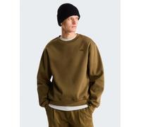 The North Face - Felpa comoda - M TNF Essential Simple Dome Relaxed Crew Caraway Seed per Uomo in Cotone - Taglia M - Marrone