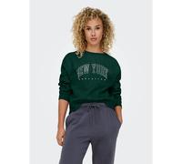 Felpa girocollo Verde XL Tinta unita