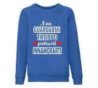 Felpa girogola felpata bimbo bimba non guardarmi troppo FRG005