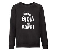 Felpa girogola felpata bimbo bimba sono la gioia dei nonni FRG002