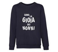 Felpa girogola felpata bimbo bimba sono la gioia dei nonni FRG002