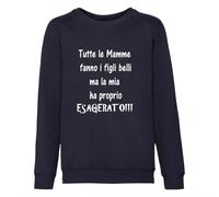 Felpa girogola felpata bimbo bimba tutte le mamme fanno i figli belli ma la mia