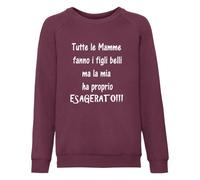 Felpa girogola felpata bimbo bimba tutte le mamme fanno i figli belli ma la mia