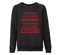 Felpa girogola felpata bimbo la mamma mi ha fatto bellissimo invece papà mi ha f