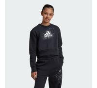 ADIDAS SPORTSWEAR Felpa nero / bianco, Taglia 170