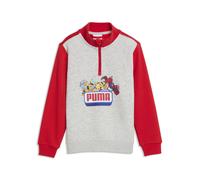 Felpa grafica con mezza zip per bambini PUMA x TRANSFORMERS, Accessori, Blu, 4-5Y 4-5Y