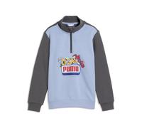 Felpa grafica con mezza zip per bambini PUMA x TRANSFORMERS, Accessori, Grigio, 2-3Y 2-3Y