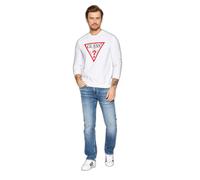 Felpa Guess Audley CN Blanc S