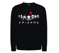 Felpa Halloween Horror Film Cinema Nera Cappuccio o Girocollo it freddy jason