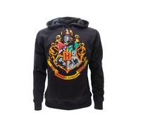 Felpa Harry Potter Hogwarts Originale Ufficiale adulto cappuccio e tasca