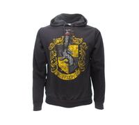 Felpa Harry Potter Tassorosso Originale Stemma Casa con cappuccio Ufficiale