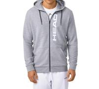 Felpa da tennis da uomo Head Club Original Hoodie FZ - Grigio (S)