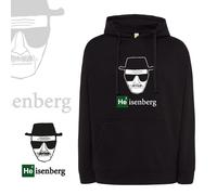 FELPA HEISENBERG BREAKING BAD UNISEX - 80% COTONE 20% POLIESTERE