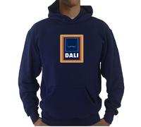 Felpa History KJ208 Salvador Dalì Opera d'arte Pittore Baffi Quadro