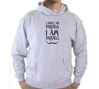 Felpa History KJ211 Salvador Dalì I don't do drugs, I am drugs