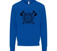 Felpa Honor Vikings War Adrenaline Fighting Per Bambini