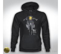 Felpa Hoodie Cafè Racer Bmw r 80 r100 Two Weel Move The Soul Custom Motorbike