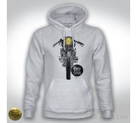 Felpa Hoodie Cafè Racer Bmw r 80 r100 Two Weel Move The Soul Custom Motorbike
