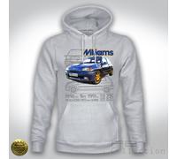 Felpa Hoodie Clio Williams 2.0 16v Rally Legend WRC Group B Tuning RS