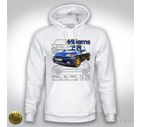 Felpa Hoodie Clio Williams 2.0 16v Rally Legend WRC Group B Tuning RS