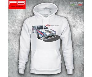 Felpa Hoodie Inspired 037 Martini Racing Rally Legend S4 M.Biasion FB TEE
