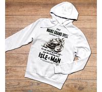 FELPA HOODIE MODA VINTAGE ISLE MAN ISOLA MAN TT LEGEND RACES 1961 MOTO STRADATOP