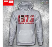 Felpa Hoodie Muhammad Ali Cassius Clay 1965 Thrill In Manila Boxe Champion Story