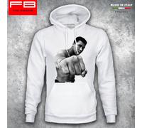 Felpa Hoodie Muhammad Ali Cassius Clay Jr Pugile Boxe Pugilato Champion History