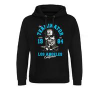 Felpa Hoodie Pullover Nera The Terminator Los Angeles 1984 - Taglie S-2XL