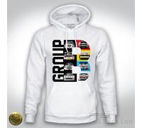 Felpa Hoodie Rally Legend WRC Group B Tuning RS audi Quattro Delta S4 Stratos
