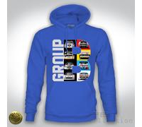 Felpa Hoodie Rally Legend WRC Group B Tuning RS audi Quattro Delta S4 Stratos