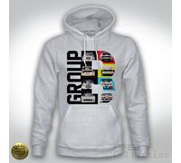 Felpa Hoodie Rally Legend WRC Group B Tuning RS audi Quattro Delta S4 Stratos