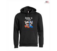 FELPA HOODIE VIDEOGAME CUPHEAD DON'T DEAL WITH THE DEVIL PS4 PS5 PC XBOX UNISEX