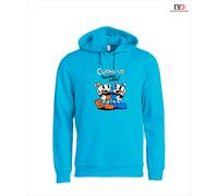 FELPA HOODIE VIDEOGAME CUPHEAD DON'T DEAL WITH THE DEVIL PS4 PS5 PC XBOX UNISEX