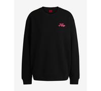 Felpa HUGO Classic Crew nero rosa donna - XL