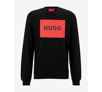 Felpa HUGO Cotton Big Logo nero rosso - XL