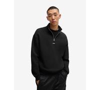 HUGO Felpa 'Durty244' nero / bianco, Taglia XS