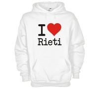 Felpa I love KI05 Rieti Centro d'Italia sabina città italiane Italy