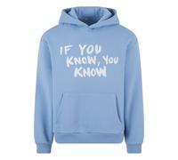 Felpa 'If You Know' Uomo Mister Tee S blu chiaro / bianco