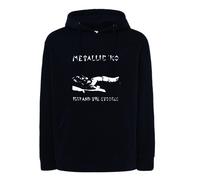 Felpa Iggy Pop Stooges Punk rock Nera Girocollo o Cappuccio Musica Metallic ko