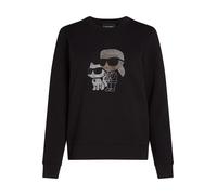 Felpa 'Ikon Karl & Choupette' Donna Karl Lagerfeld L beige / nero / argento / bianco