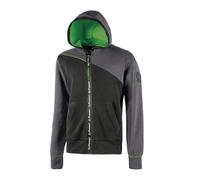 FELPA IMPERMEABILE 310 GR/MQ TG.XXL FULL ZIP ASPHALT GREY U-POWER JUPITER