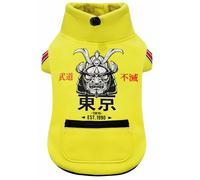 Felpa impermeabile con fodera interna felpata e decorata con stampa Tech samurai